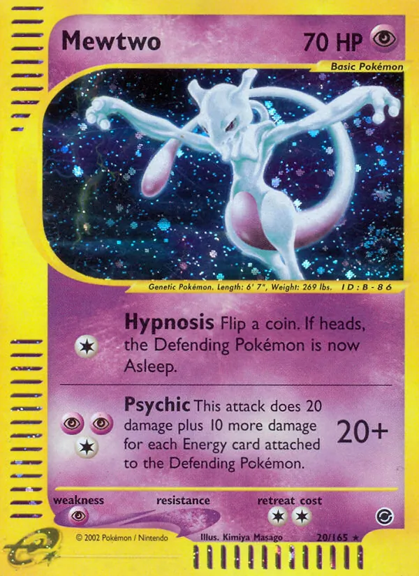 Hjørner, kanter og centrering på Mewtwo er præcis det, gradingfirmaerne kigger efter