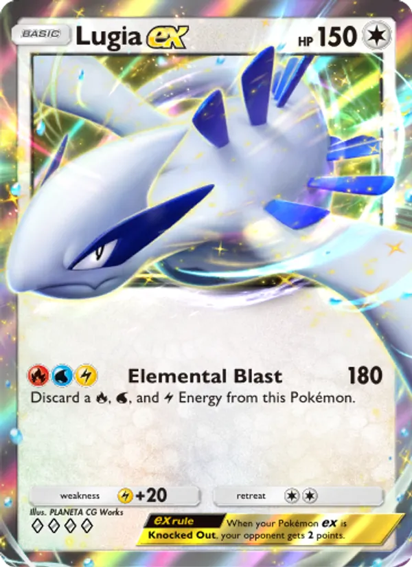 Centring and edges on Lugia ex are exactly what graders inspect