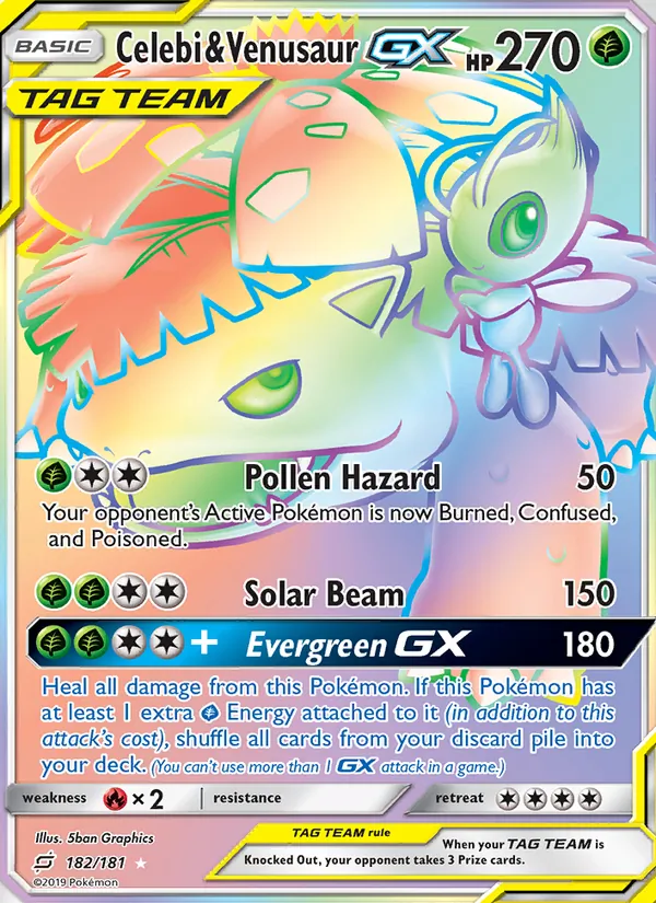Celebi & Venusaur GX: an example of the card type this guide covers