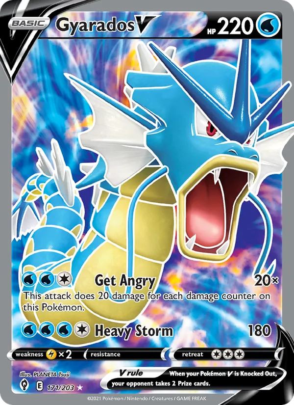 Gyarados V, an example of the card type covered in this guide