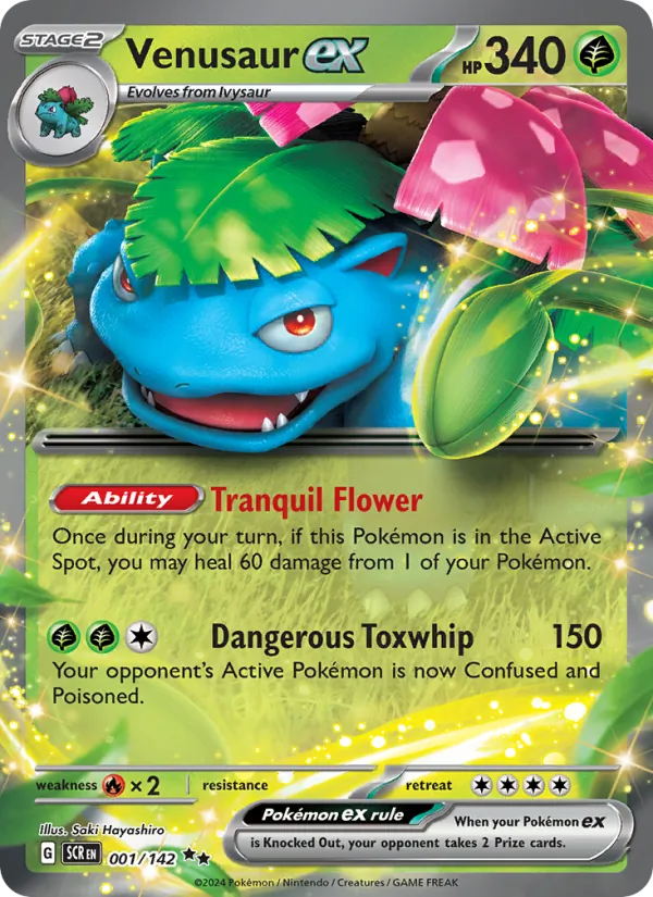 Centring and edges on Venusaur ex are exactly what graders inspect