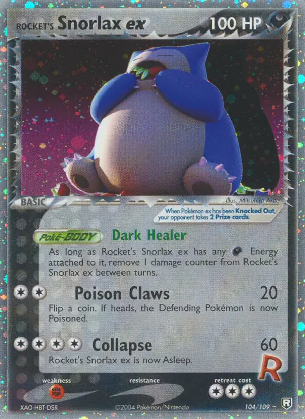 Centring and edges on Rocket's Snorlax ex are exactly what graders inspect