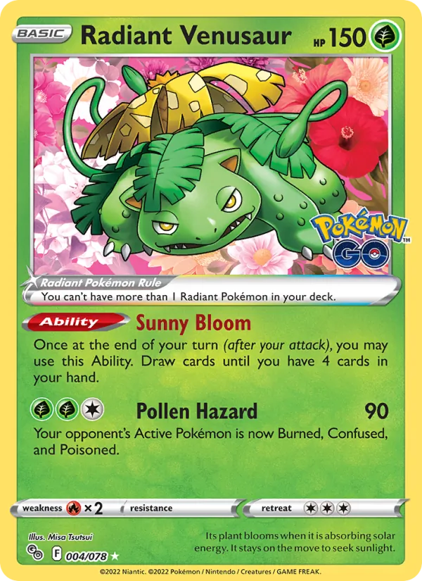 Hjørner, kanter og centrering på Radiant Venusaur er præcis det gradingfirmaerne kigger efter