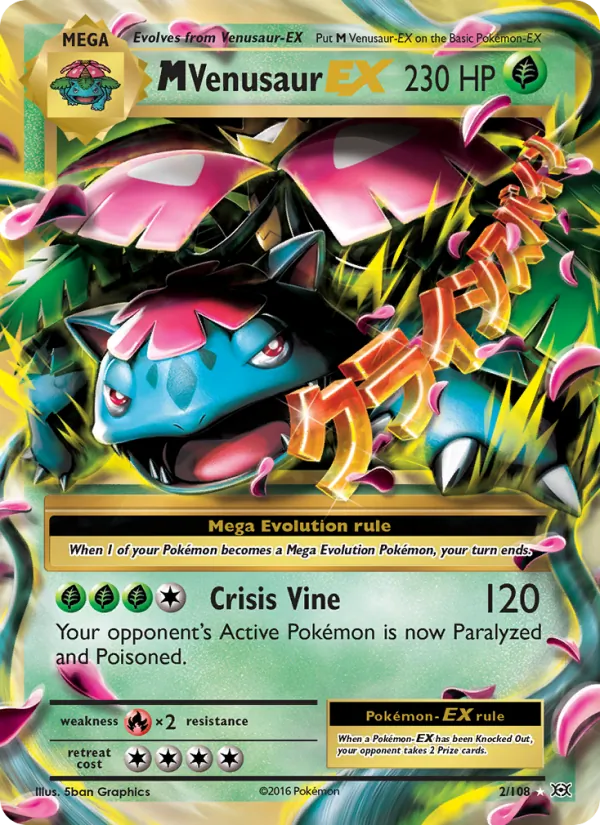 Centring and edges on M Venusaur EX are exactly what graders inspect