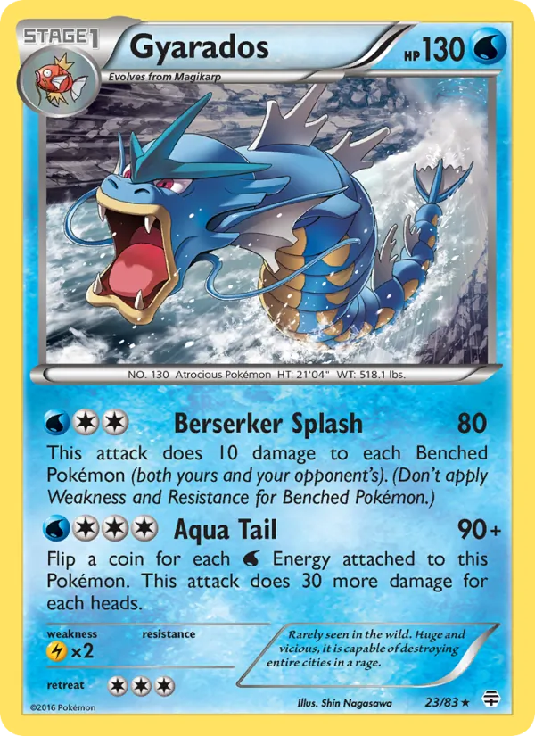 Gyarados: an example of the card type this guide covers