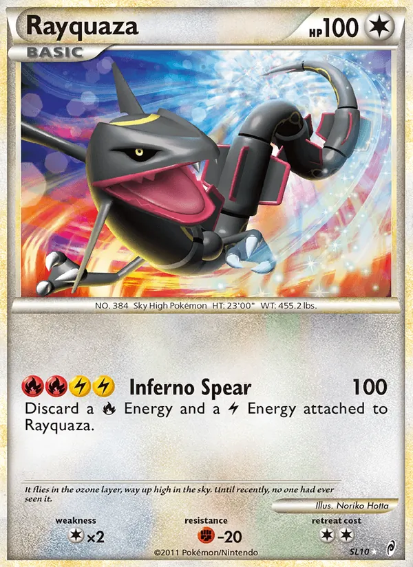 Rayquaza, an example of the card type covered in this guide
