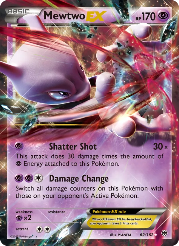 Centring and edges on Mewtwo EX are exactly what graders inspect