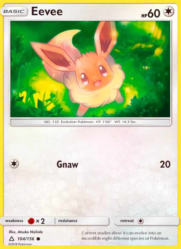 Hjørner, kanter og centrering på Eevee er præcis det gradingfirmaerne kigger efter